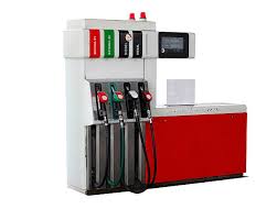 Isolated Fuel Dispenser At The Gas Station Stock Photo ...