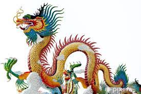 Beautiful Dragon With Blue Sky In Thailand Wall Mural Pixers We Live To Change In 2021 Chinese Dragon Art Dragon Wall Mural Beautiful Dragon