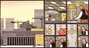 Or rather, he provided no less than 4 covers, which form a comic when combined. Chris Ware Lambiek Comiclopedia
