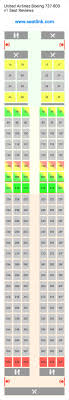 united airlines boeing 737 800 v1 seating chart updated