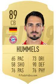 But did you check ebay? Mats Hummels Fifa 19 Rating Card Price