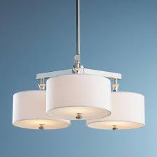 3 Light Drum Shade Chandelier With Diffusers From Shades Of Light 3 60 Watt Bulbs Pol Drum Shade Chandelier Chandelier Shades Kitchen Lighting Over Table