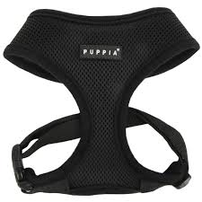 Puppia Soft Adjustable Dog Harness Size Medium Black