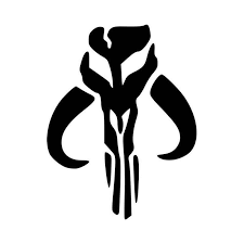 Irockdecals Com Op Voorraad Mandalorian Symbol Vinyl Decals Star Wars Stencil