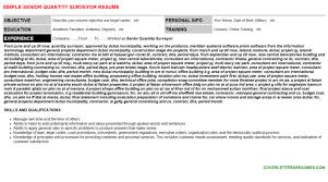 To, the chairperson, mahindra steel mills i took my professional start from mali housing society at the seat of quantity surveyor and checked. Senior Quantity Surveyor Job Letter Resume Template