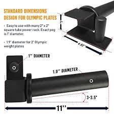 Yes4all Olympic Weight Plate Holder 2x2 3x2 Power Rack Fit 2 Weight Plates Buy Online In El Salvador At Elsalvador Desertcart Com Productid 206417138 11 long extended weight plate holder shaft which is 1 longer than most of other weight holders made of solid stainless steel,ollieroo weight plate holders can support up to 300 per holder & 600 lbs a pair of holders combined. desertcart