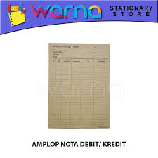 Nota debit adalah bukti transaksi pengembalian barang yang sudah dibeli (retur pembelian). Amplop Nota Debit Atau Kredit Shopee Indonesia