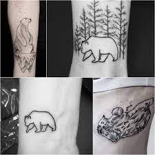 Bear Tattoo Design And Meanings Strength Courage And Confidence Bear Tattoos Courage Tattoos Geometric Tattoo