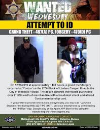 Your bank can allow you to put a freeze on your checking account so that no purchases made via check will be approved. Lasd Lost Hills Stn On Twitter Can You Help Us Identify These Suspects On 12 26 2019 A Grand Theft Forgery Occurred At Costco In The City Of Westlake Village The Individuals Purchased Over 1 300