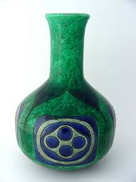 Karlsruher Majolika Jugendstil Vase Um 1904 Sehr Selten Karlsruhe Keramik Jugendstil Keramik Vase Und Vintage Keramik