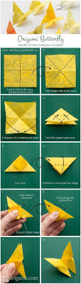 Kagittan Kelebek Yapilisi Resimli Anlatim Origami Kelebekler Yaratici
