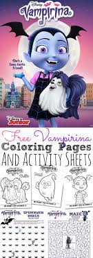 They also have a kitty sister named hissy and a robot dog named a.r.f. Free Vampirina Coloring Pages And Activity Sheets To Download And Print