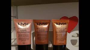 But i was really excited to try the gold one. Nyx Born To Glow Liquid Illuminator Gleam Sun Goddess Pure Gold Review And Demo Youtube