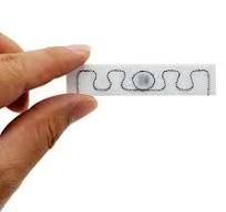 UHF 860-960MHz Ucode 8 RFID Washable Textile Laundry Tag Garment Labels  70*15*1.5mm