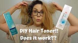 Mix both the ingredients by using the dye brush. Diy Hair Toning At Home For Thick Brassy Hair Youtube