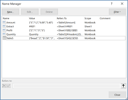 Create & maintain good spreadsheets. Use The Name Manager In Excel Excel