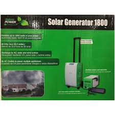 This portable solar generator is perfect for people who would like to power small household electronics. Nature Power Pak 1800 Watt Portable Solar Generator Starter Kit Walmart Com Walmart Com