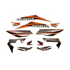 Cara pasang skotlet supra x 125 warna biru telur full body dan pasang decal sticker zombie keren #suprax125. Jual Idola Striping Motor For Supra X 125r 2006 Hitam Gold Online Januari 2021 Blibli