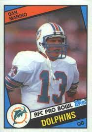 Football card traders and collectors celebrate dan marino's football career with his 1984 rookie card from topps. 1984 Topps Dan Marino Rookie Card The Ultimate Collector S Guide Old Sports Cards
