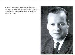 Remember Mr. Rowley, the first Principal of Heritage Jr. High?