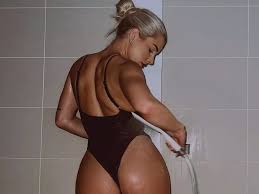 Footballer who became adult star leaves little to fans imagination at spa  day - Daily Star