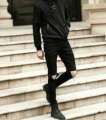 Ceo Vs School Girl Chk X Ksj Black Hoodie Men Black Hoodie Outfit Black Sweatshirt Outfit