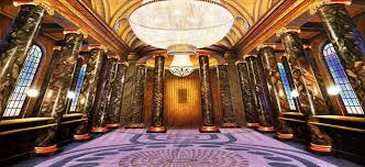 Bank Interior Professional Scenic Backdrop Backdrops Stage Backdrop Theatre Backdrops