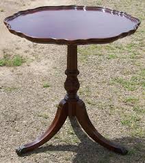 Imperial Red Mahogany Pie Crust Table Antique True Grand Rapids Duncan Phyfe Duncanphyfestylenotbrand Imperial Antique Table Dark Brown Furniture Antiques