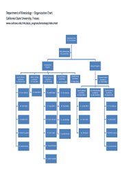 Fillable Online Department Of Kinesiology Org Chart