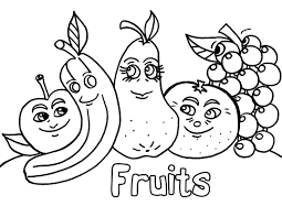 It consists of images of different fruits that can be printed and colored. Free Printable Fruit Coloring Pages For Kids