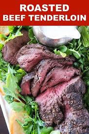 We serve it with blue cheese instead. Roasted Beef Tenderloin Recipe Beef Tenderloin Recipes Beef Tenderloin Roast Beef Tenderloin