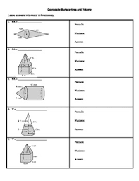 It has a height of 10 inches. 34 Volume Of Prisms Pyramids Cylinders And Cones Worksheet Answers Worksheet Resource Plans