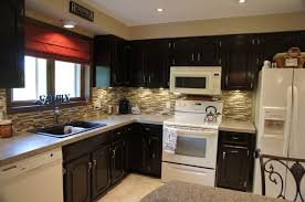 How To Gel Stain Kitchen Cabinets With Images Stained Kitchen Cabinets White Kitchen Appliances Semi Custom Kitchen Cabinets