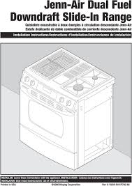 Panel control part number wpw10314418 failure rate: Jenn Air Dual Fuel Downdraft Slide In Range Pdf Free Download