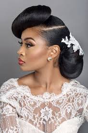 All of those short wedding hairstyles look on great, fabulous and stunning way when being worn by the black women. 37 I Do Worthy Wedding Hairdos Natural Wedding Hairstyles Hairdo Wedding Black Wedding Hairstyles