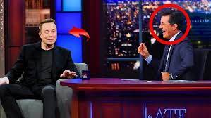 Elon Musk hits back on Stephen Colbert's show following a shocking  accusation - YouTube