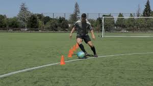 Soccer dribbling only involves the feet and basketball only with hands. How To Develop Good Soccer Dribbling Skills 13 Steps