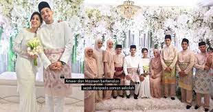 Kini mereka difahamkan mempunyai 3 orang cahaya mata. Cantiknya Menantu Dato Seri Azmin Ali Ni Untung Ameer Shazrin Nona