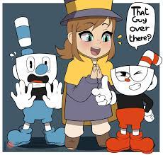 Cupbros And Hat Kid By Lazy Time Hat Kid A Hat In Time Hat In Time
