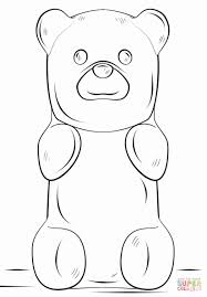 Gummy Bear Coloring Page Unique Gummy Bear Coloring Page In 2020 Bear Coloring Pages Bear Art Gummy Bears
