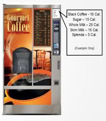 Coffee machine automatic vending associations international llc. Front Of Pack Font Size Extension Does Not Exempt Glassfront Vending Machines From Dec 1 Calorie Disclosure Deadline Vending Times