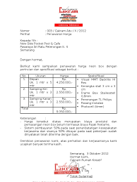 Dalam dunia bisnis, penawaran akan selalu ada antara pihak satu dengan pihak lainnya. Penawaran Harga Neon Box