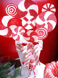 Because peppermint candies are hard, they make for a perfect crafting material. Peppermint Stripe Christmas Centerpiece Hgtv