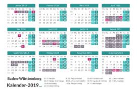 Der druckbare kalender 2019 eignet sich hervorragend zum organisieren von. Kalender 2019 Zum Ausdrucken Kostenlos