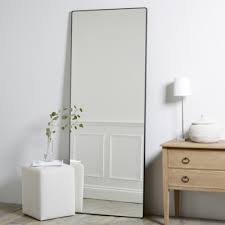 Outstanding frameless full length mirror warm design for vivacious home wall decor. White Full Length Wall Mirror Uk Paulbabbitt Com