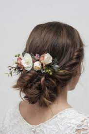• hair combs is made of petit white, beige, ivory peonies, roses, buds, eucalyptus and greenery. Dusty Rose Hair Comb White Hair Comb Wedding Comb Bridesmaid Comb Floralcom Specials Fall Wedding Hairstyles Boho Bridal Hair Bridal Hair Comb