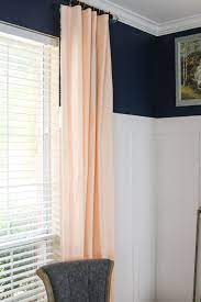 The max blackout technology is laboratory tested to block out 100% of light, reduce outside noise by up to 40%, and decrease energy lost through your windows by up to 40%. One Room Challenge Peach Curtains Windgate Lane Peach Curtains Curtains Bedroom Curtains Living Room