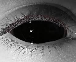 Image result for black sclera contacts