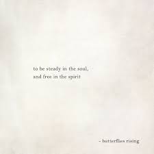 To Be Steady In The Soul And Free In The Spirit Butterflies Rising Spirit Quotes Free Spirit Quotes Feeling Free Quotes