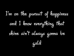 Pursuit Of Happiness Kid Cudi Clean Lyrics On Screen Youtube